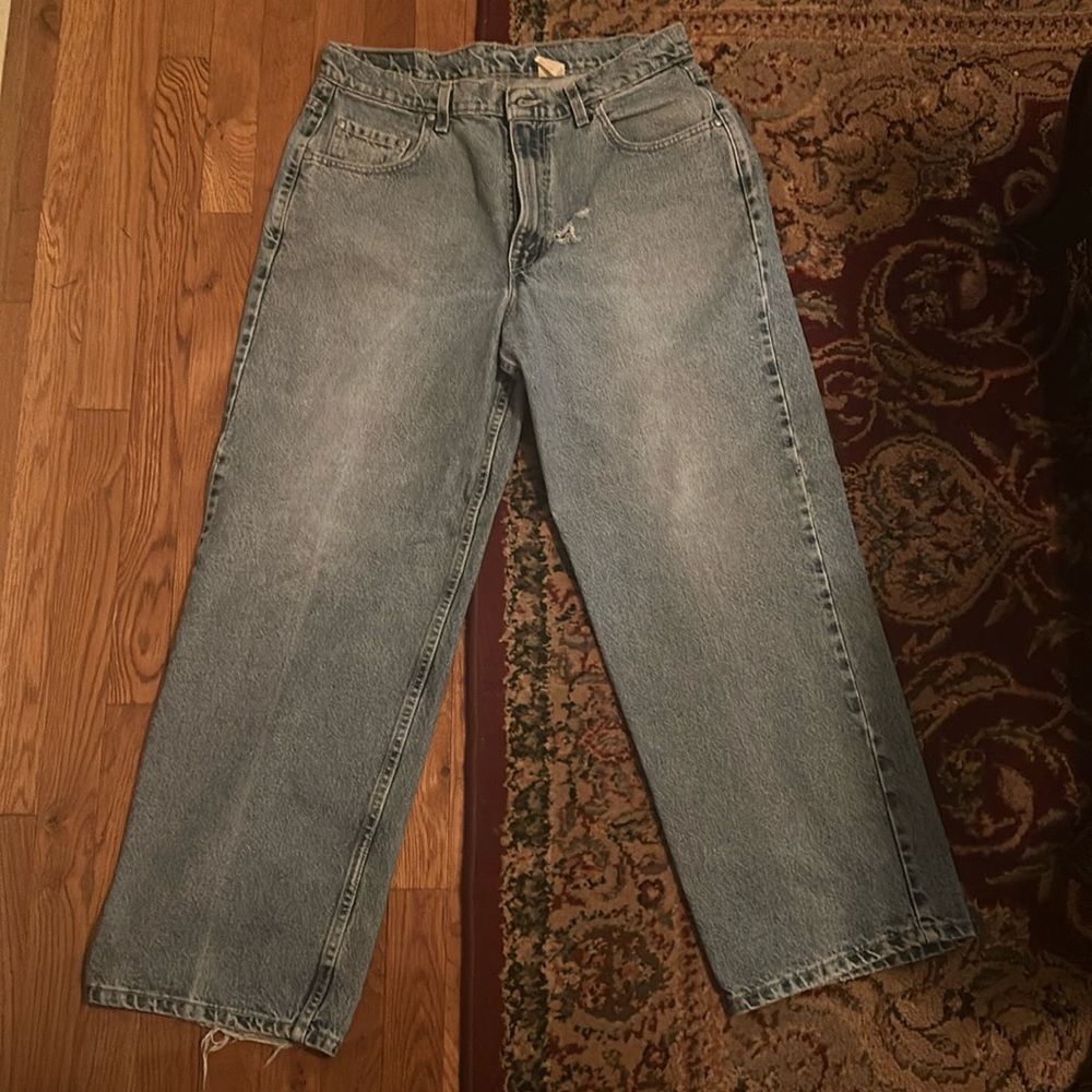 Vintage baggy jeans.  Levi’s
